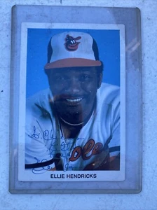 Ellie Hendricks Autographed Baltimore Orioles Vintage Color Photo Postcard - Picture 1 of 7