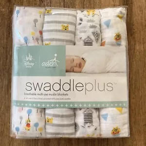 ADEN + ANAIS X DISNEY Winnie The Pooh Lot Of 4 Muslin Swaddling Blankets NEW - Picture 1 of 3