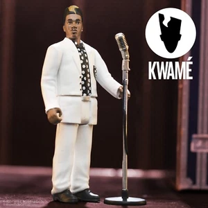 Kwamé White & Black Polka Dot ReAction Figur Super 7 - Bild 1 von 4