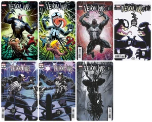 VENOM WAR #3 **JUEGO DE 7 CUBIERTAS** ☕️IBAN, 👦YOUNG, 🐎HORSEY, & MORE (10/2/24) - Imagen 1 de 8
