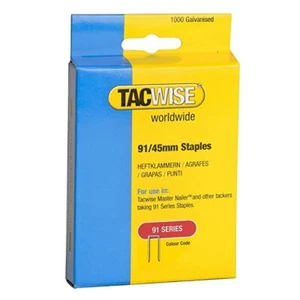 Tacwise 91/45mm 1 3/4'' Graffette Scatola da 1000 (1174) - Foto 1 di 1