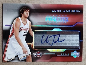 2004-05 Upper Deck Diamond Pro Sigs Luke Jackson Auto RC Cavaliers Autograph - Bild 1 von 2