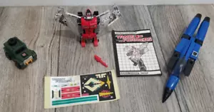 Transformers *G1 SWOOP Stickers DIRGE & BRAWN* Hasbro Original Vintage For Parts - Picture 1 of 12