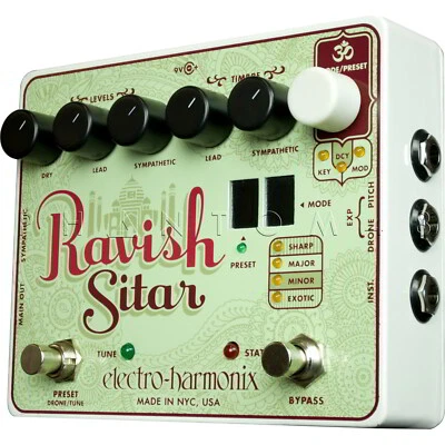 Electro-Harmonix - Ravish Sitar - Modulation/ Synth - Electric Guitar Effects... - Image 1 of 3