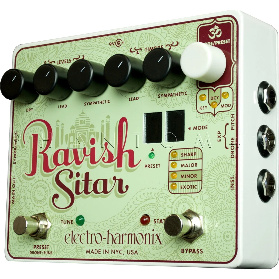 Electro-Harmonix - Ravish Sitar - Modulation/ Synth - Electric Guitar Effects... - Image 1 of 3
