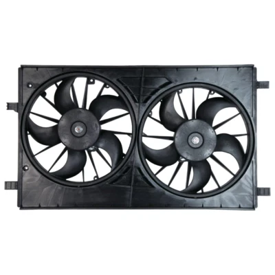 Conjunto de ventilador de radiador y condensador doble TYC 621570 Foto 1 de 4