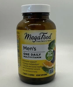 MegaFood Men’s ONE DAILY Multivitamin- 72 Tablets BB::10/2026 - Picture 1 of 5