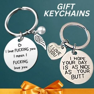 Funny Gift for Women Wife Girlfriend Sexy Keychain Valentines Day Gifts for Her - Picture 1 of 16