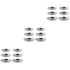  18 pcs Stainless Steel Sauce Dishes Mini Saucers Bowl Round Seasoning Dishes