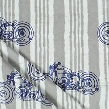 Hand Block Kashish Bike Printed Indian 100% Cotton Crafts Fabric Material