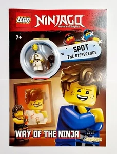 NUEVO LEGO NINJAGO SPOT THE DIFERENCE LIBRO DE ACTIVIDADES Y MINIFIGURA JAY TOTALMENTE NUEVO - Imagen 1 de 5