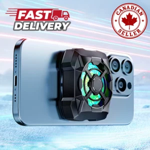 Ventilateur Refroidisseur Téléphone Gaming Magnétique Sans Fil Compatible MagSafe Silencieux - Photo 1 sur 9