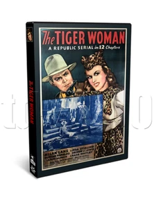 The Tiger Woman (1944) 12 Chapter Republic Movie Serial Cliffhanger (2 x DVD) - Picture 1 of 6