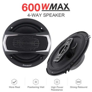 2 Pack 4 Way Car Speakers 6 Inch Music Stereo Full Range Frequency Hifi Speakers - Picture 1 of 12