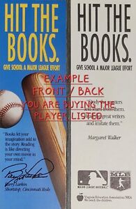 Tim Blecher Dodgers 1991 Virginia Education / NEA Hit The Books Bookmark