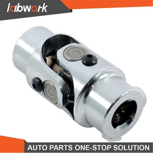 Labwork Steering U Joint Universal 3/4" DD X 3/4" DD Round Chrome - Picture 1 of 8