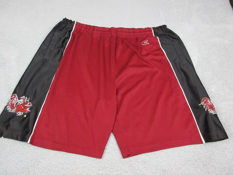 South Carolina Gamecocks Shorts Mens 2XL XXL Red College Football Colosseum Cover