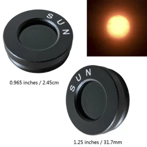 Astronomical Telescope Optical Filters 0.965/1.25 Inches Sun Solar Filter Lens