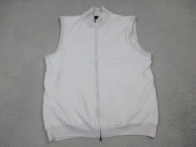 Colete Greg Norman Masculino Adulto Grande Cinza Golfista Algodão Forrado Casual Ao Ar Livre - Imagem 1 de 4