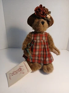 Lizzie Wishkabibble Boyds Bären Plüsch mit Hut & Buch 10 Zoll Collectors Edition - Bild 1 von 11