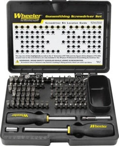 Juego de herramientas de acero Wheeler S2 89 piezas 54 brocas planas + Allen Phillips Torx - Imagen 1 de 4
