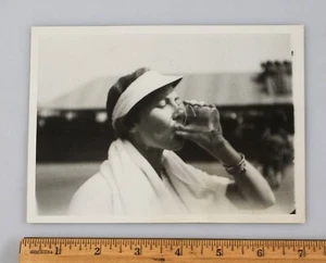 Type 1 Photo 1937 Marle Lillse Horn U.S. Open Tennis Forest Hills - Picture 1 of 2