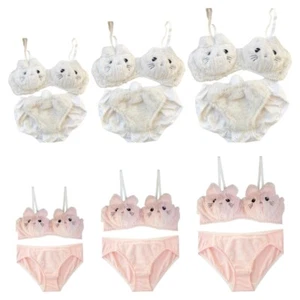 Cartoon Anime Lingerie for Women Funny Cats Students Girls Underwear Set Gifts - Picture 1 of 14