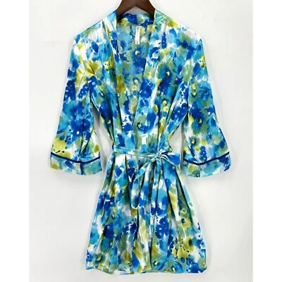 Bata Gilligan & Omalley Mujer Floral Corbata Cintura Manga 3/4 Multicolor S/M Foto 1 de 4