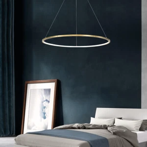 LED Pendant Light Room Lamp Hotel Copper Chandelier Lighting Home Ceiling Lights - Picture 1 of 4