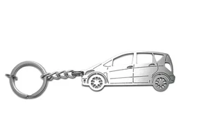 Car Keychain Fit Mercedes A-Class W169 Stainless Steel Gift Key Ring SV Design - Bild 1 von 6
