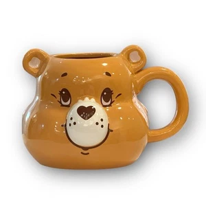 New Care Bear Sculpted Head Mug Silver Buffalo Tenderheart Ceramic Collectible - Picture 1 of 9