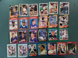 Atlanta Braves- 25 Card Donruss Lot- Hunter, Gant, Smoltz, Thomas, Smith - RC - Picture 1 of 2