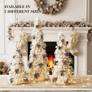 Natural Woodcurl Tree W/ Pinecones and Berries - Picture 1 of 10