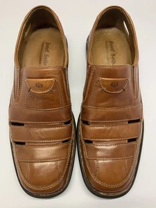 Josef Seibel Mens Size UK 10 Brown Leather Slip On Casual Loafer Great Condition - Picture 1 of 21