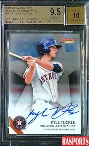 Autógrafo de novato Kyle Tucker 2015 Best of '15 Bowmans Best #B15kt BGS 9,5 gema MT - Imagen 1 de 2