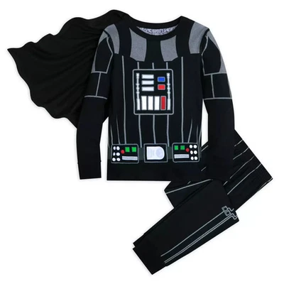 NEW  Disney Store Darth Vader PJ Pal Costume Pajamas size 4 NWT Star Wars - Image 1 of 4