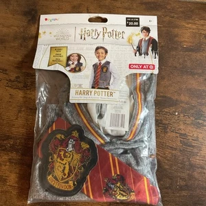 New Harry Potter Child Halloween Costume Accessory Lot Sweater Vest/Tie/Patch - Picture 1 of 8