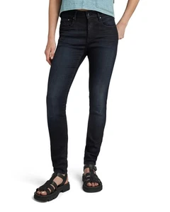 Vaqueros mujer G-Star 3301 High Skinny mujer, azul oscuro dk aged, W27 L32 - Imagen 1 de 4
