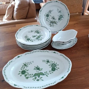 Teller-Set, 6 Teller,Sauseren,Platte Oval 35-23,5 cm - Bild 1 von 6
