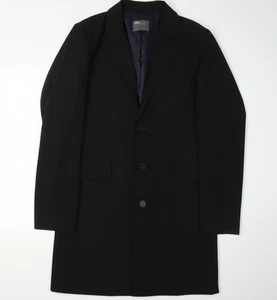 ASOS Men's Black Long Blazer Jacket, Size 38-40 - Picture 1 of 12