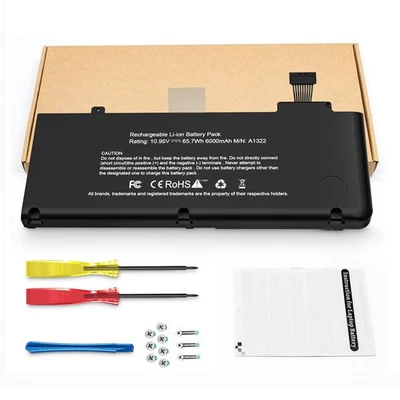 Bateria A1322 para Apple Macbook Pro 13 polegadas A1278 meados de 2012 2010 2009 início de 2011 - Imagem 1 de 4