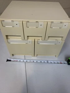Cassetta floppy disk vintage Exponent Media Storage System 3,5" e 5,25" Italia - Foto 1 di 9