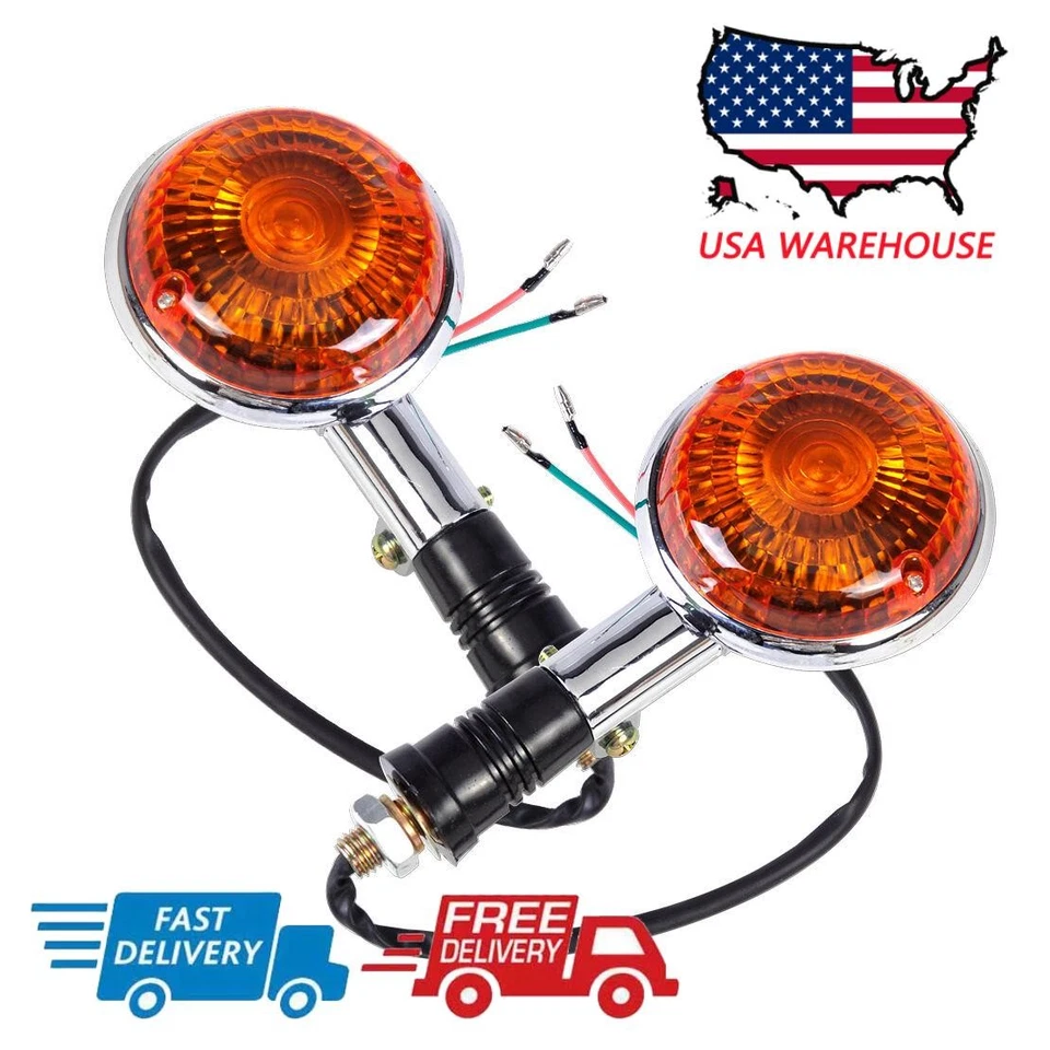 Luz indicadora de señal de giro PARA Yamaha Virago XV250 XV400 XV535 XV920 XV1000 Foto 1 de 4
