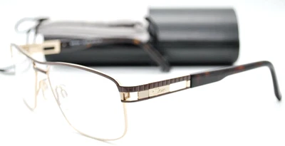 GAFAS AUTÉNTICAS CAZAL MOD.7034 COL.004 TITANIO MARRÓN CON ACENTOS DORADOS 59-15 Foto 1 de 4