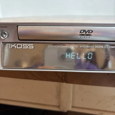 Koss KS3102 DVD/VCD/CD/MP3 Player, Digital 5.1, Dolby Digital - Image 1 of 4
