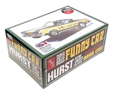 AMT 1/25 Scale Unbuilt Kit AMT1153/12 - 1966 Plymouth Barracuda Hemi Under Glass - Image 1 of 4