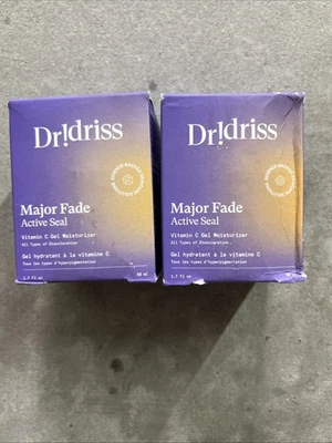 2 Jars Dr !driss Major Fade Active Seal Vitamin C Gel Moisturizer 1.7fl.oz./50ml - Image 1 of 4