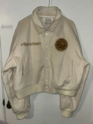 NBA Players Association Hoodie Rookie One Court Juice Rare Varsity Jacket Sz 2XL Foto 1 de 4