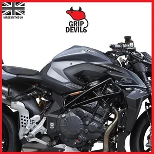 Grip Devils Tank Grips: MV Agusta Brutale 1000/Rush 2020+ Clear - Picture 1 of 2