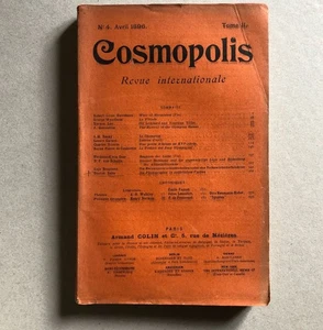 Cosmopolis - revue internationale — Stevenson, Rosny, Coubertin… n°4 avril 1896. - Picture 1 of 18
